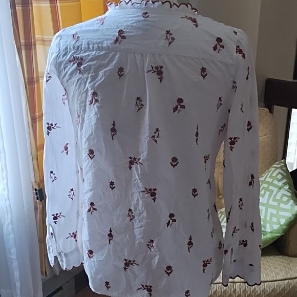 Talbots button front blouse L - Picture 5 of 7